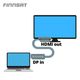 HDMI/DisplayPort kaapeli 2m
